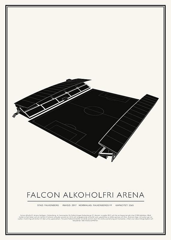 Falcon Alkoholfri Arena Vintage Skiss poster-12