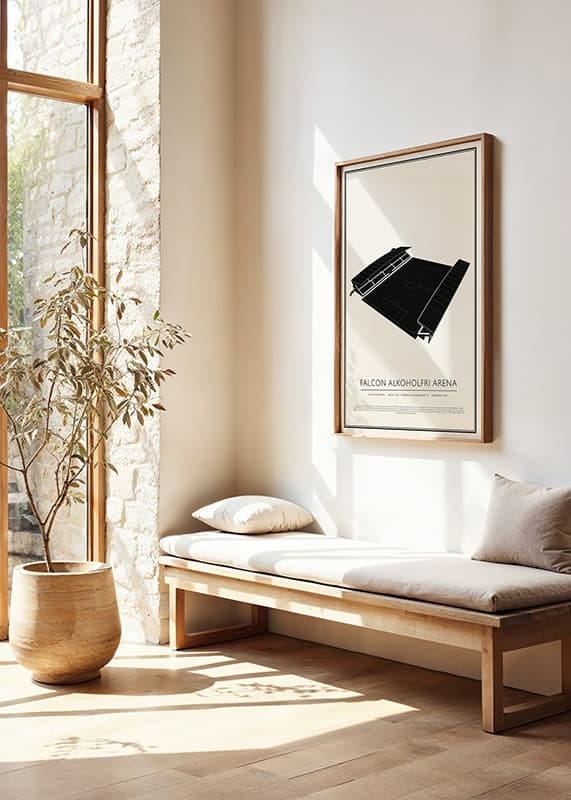 Poster Falcon Alkoholfri Arena Vintage Skiss 01 SE crossfade