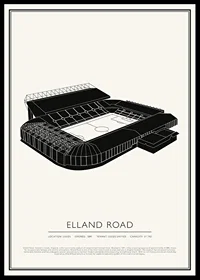 Elland Road Vintage Sketch poster-0
