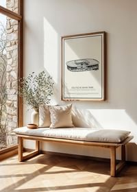 Deutsche Bank Park Vintage Sketch poster-2