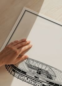 Deutsche Bank Park Vintage Sketch poster-3