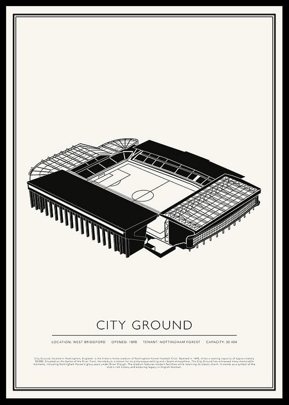 Plakat w stylu vintage ze szkicem City Ground-12