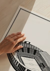 Camp Nou Vintage Sketch poster-3