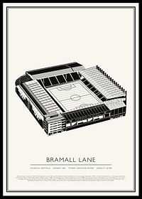 Bramall Lane Vintage Sketch poster-0