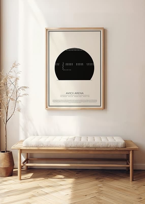 Poster Avicii Arena Vintage Skiss 01 SE crossfade