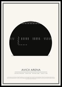 Avicii Arena Vintage Sketch poster-0