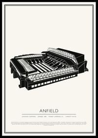Anfield Vintage schets-poster-0