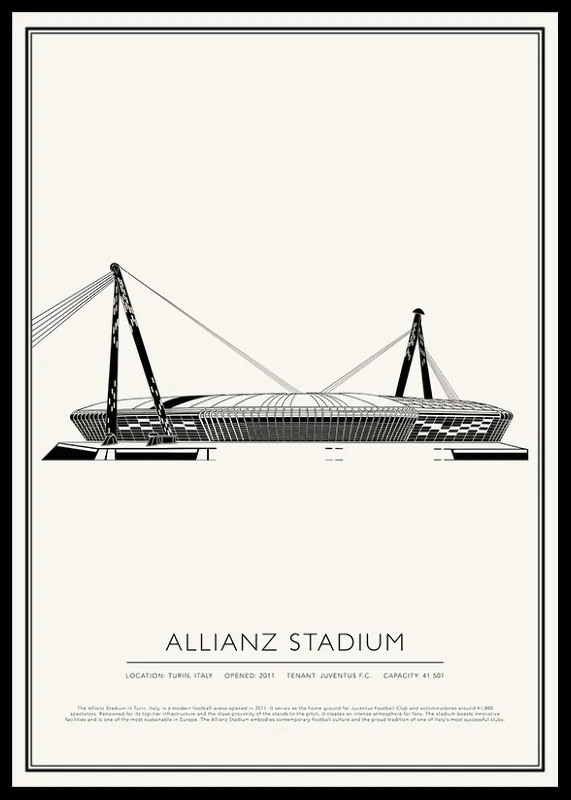 Allianz Stadium Vintage Sketch poster-12