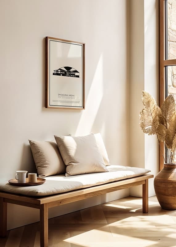 Poster Smidjegrav Arena Vintage Skiss 01 SE crossfade