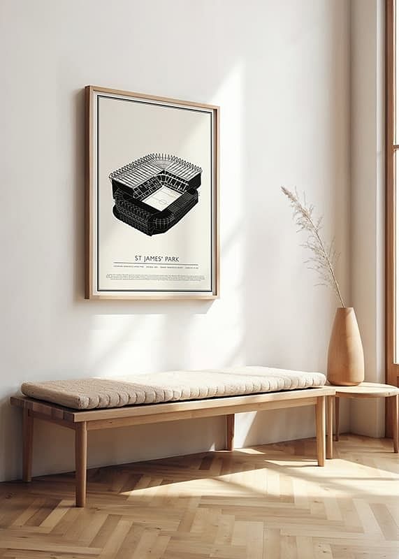 St James' Park Vintage Sketch poszter-12