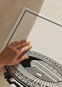Stadio Olimpico Vintage Sketch poster-3