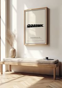 Stadsparksvallen Vintage Skiss poster-2