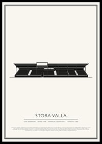 Stora Valla Vintage Skiss poster-0