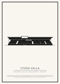 Stora Valla Vintage Skiss poster-1