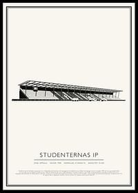 Studenternas IP Vintage Skiss poster-0
