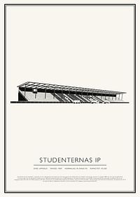 Studenternas IP Vintage Skiss poster-1