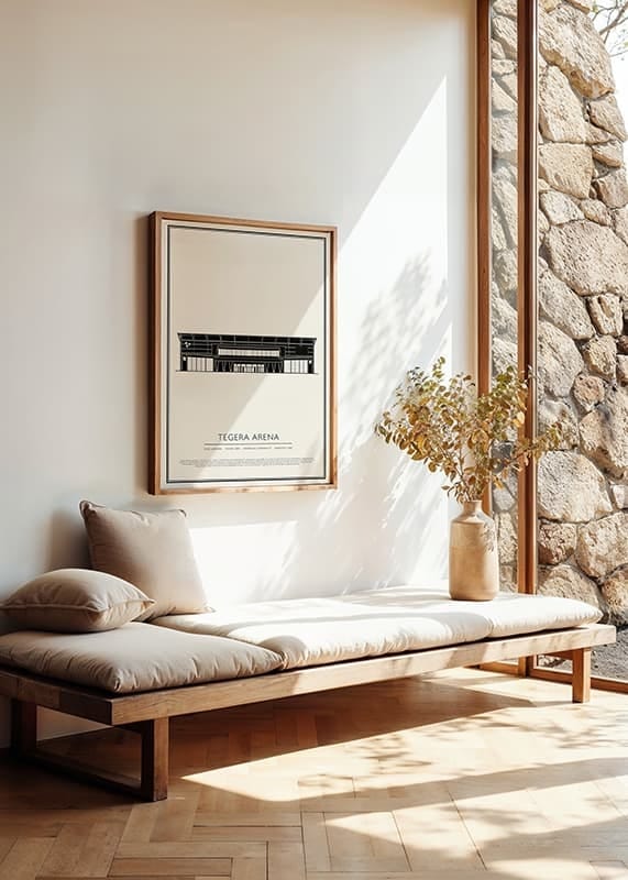 Poster Tegera Arena Vintage Skiss 01 SE crossfade