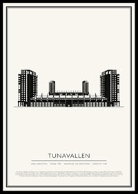 Tunavallen Vintage Skiss poster-0