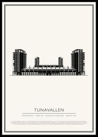Tunavallen Vintage Skiss poster-0
