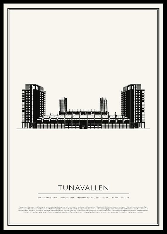 Tunavallen Vintage Skiss poster-12