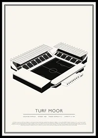 Turf Moor Vintage Sketch poster-0
