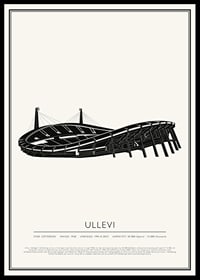 Ullevi Vintage Skiss poster-0