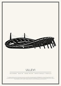Ullevi Vintage Skiss poster-1