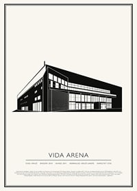 Vida Arena Vintage Skiss poster-1