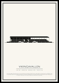 Vikingavallen Vintage Skiss poster-0