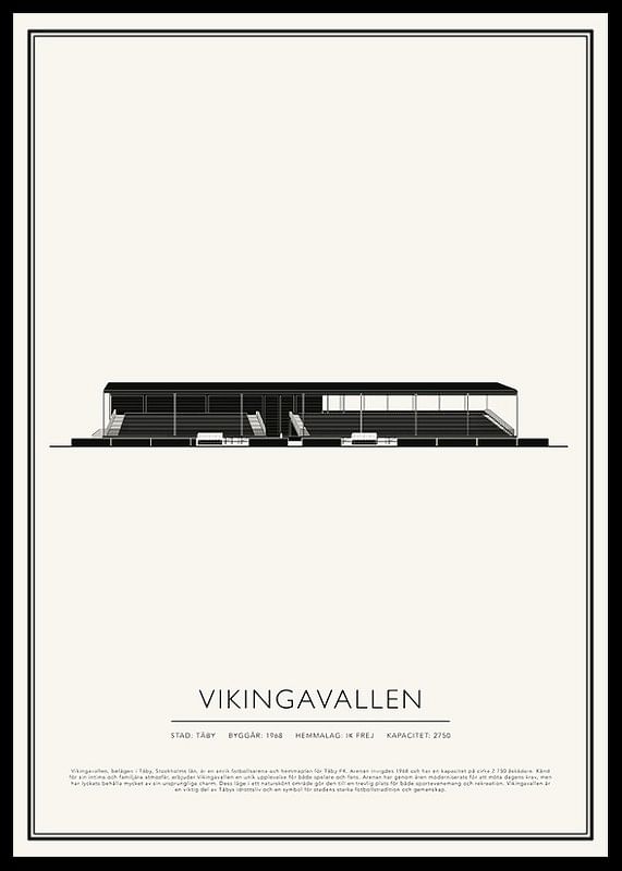Vikingavallen Vintage Skiss poster-12