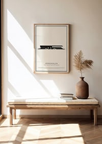 Vikingavallen Vintage Skiss poster-2