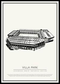 Villa Park Vintage Sketch-plakat-0