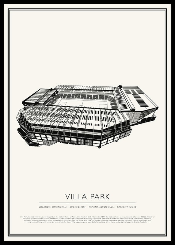 Villa Park Vintage Sketch-plakat-12