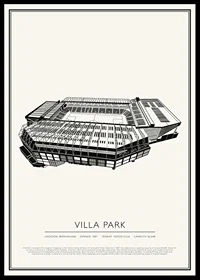 Villa Park Vintage Sketch poster-0