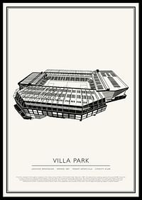 Villa Park Vintage Sketch poszter-0
