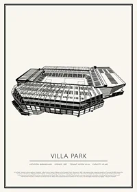 Villa Park Vintage Sketch poster-1