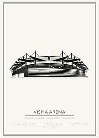 Visma Arena Vintage Skiss poster-1