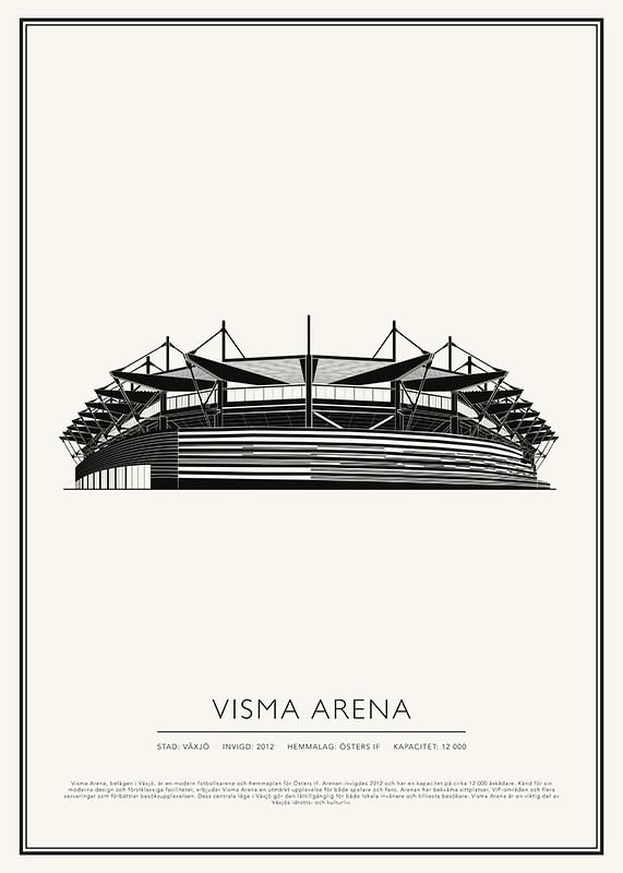 Visma Arena Vintage Skiss poster-12