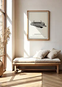 Weserstadion Vintage Sketch poster-2