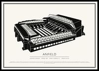 Anfield Vintage schets-poster-0