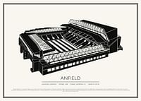 Anfield Vintage schets-poster-1