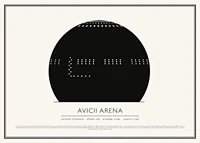 Avicii Arena Vintage Sketch poster-1
