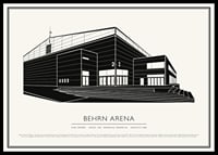 Behrn Arena Ishockey Vintage Skiss poster-0