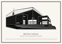Behrn Arena Ishockey Vintage Skiss poster-1