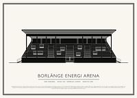 Borlänge Energi Arena Vintage Skiss poster-1