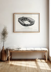 Plagát Camp Nou Vintage Sketch-2