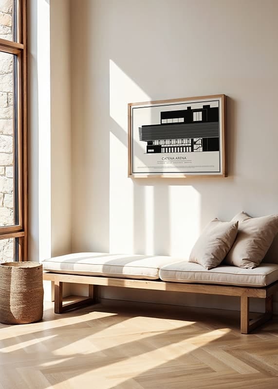 Poster Catena Arena Vintage Skiss 02 SE crossfade