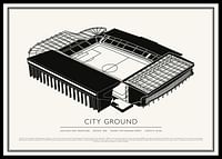 Poster City Ground Vintage Sketch-0