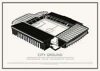 Poster City Ground Vintage Sketch-1