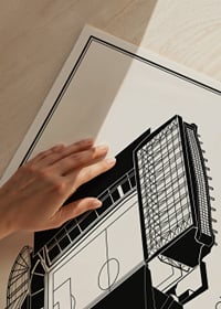 City Ground Vintage Sketch plagát-3